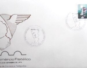 Envelope Comemorativo de 1979 Dia do Comércio Filatélico EC