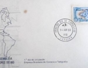 FDC oficial nº 194 de 1980 Reunião BID PB 23306