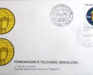 FDC oficial nº 196 de 1980 Televisão Brasileira PI 26285
