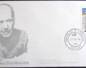 FDC oficial nº 209 de 1980 Érico Veríssimo PB 4363