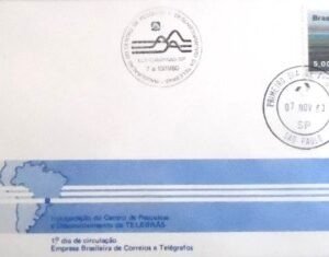 FDC oficial nº 211 de 1980 Telebrás SP 5847