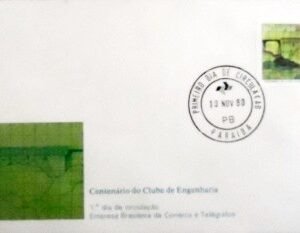 FDC oficial nº 212 de 1980 Clube de Engenharia PB 10104