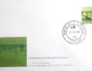 FDC oficial nº 212 de 1980 Clube de Engenharia PB 10113