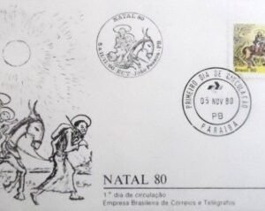 FDC Oficial nº 210 de 1980 NATAL 80 PB 25714