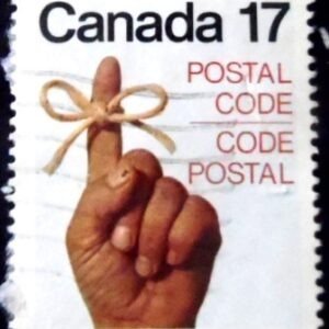 Selo postal do Canadá de 1979 Postal Code Publicity 17 U