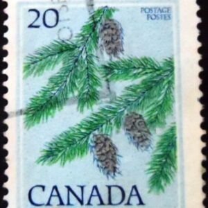 Selo postal do Canadá de 1977 Douglas 20 U sev