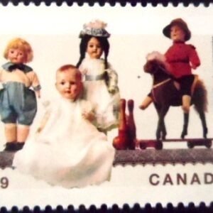 Selo postal do Canadá de 1990 Commercial Dolls 1917-1936 M