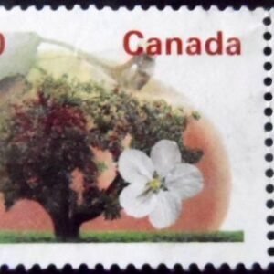 Selo postal do Canadá de 1994 Snow Apple A U