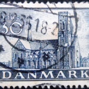 Selo postal da Dinamarca de 1936 Reformation 30 U