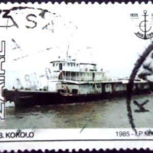 Selo postal do Zaire de 1985 I. T. B. Kokolo U