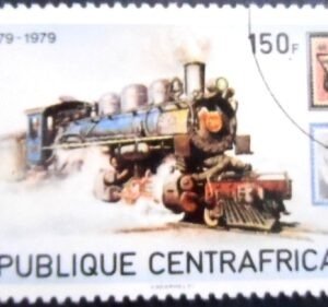 Selo postal da Rep. Centro Africana de 1979 Germany type A11 MCC