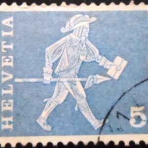 Selo postal da Suiça de 1960 Ital-Reding-House in Schwyz U sev