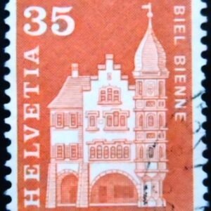 Selo postal da Suiça de 1960 Guild Hall for Forestry Workers U sev