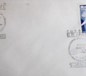 Envelope Comemorativo de 1968 Vôo Inaugural São Paulo - Londres EC