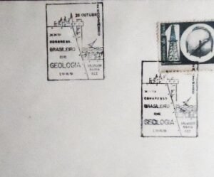 Envelope Comemorativo de 1969 Congresso de Geologia EC