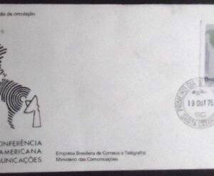 FDC Oficial nº 81 de 1975 Conferência de Teleomunicações