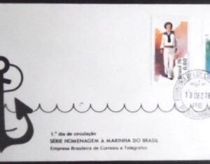 FDC Oficial nº 110 de 1976 Marinha do Brasil
