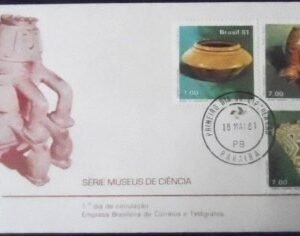 FDC Oficial 220 de 1981 Museus de Ciência PB 2296