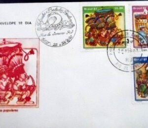 Envelope de 1º Dia de 1981 Folguedos e Bailados Populares EPD 1214