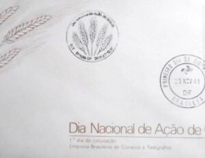 FDC Ofiial nº 239 de 1981 Ação de Graças DF 26820