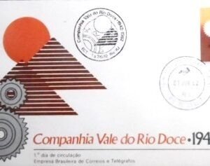 FDC Oficial nº 253 de 1982 Vale do Rio Doce RJ 214