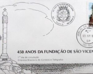 FDC oficial nº 254 de 1982 São Vicente SP 27064