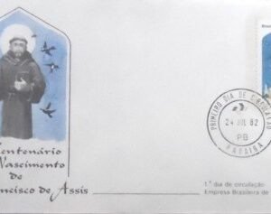 FDC Oficial nº 258 de 1982 São Francisco de Assis PB 23099