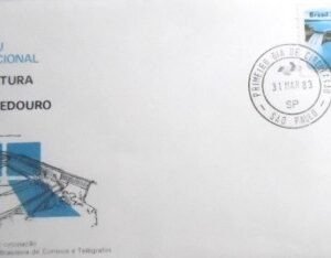 FDC oficial nº 280 de 1983 Abertura do Vertedouro SP 13138