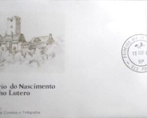 FDC Oficial nº 281 de 1983 Martinho Lutero SP 16506