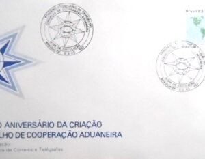 FDC Oficial nª 285 de 1983 Cooperação Aduaneira DF 11521