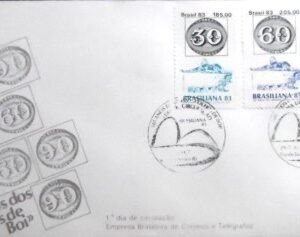 FDC Oficial nº 294 de 1983 Olhos-de-Boi RJ 19793