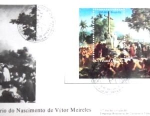 FDC Oficial nº 301 de 1983 Vitor Meireles RJ 2700