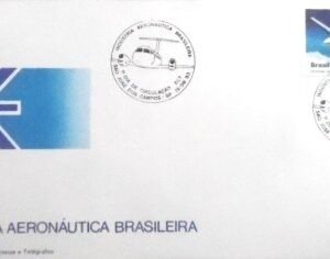 FDC Oficial nº 302 de 1983 Indústria Aeronáutica SP 13077