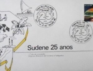 FDC oficial nº 348 de 1984 SUDENE PE 6188