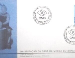 FDC oficial nº 341 de 1984 Casa da Moeda do Brasil RJ 26520