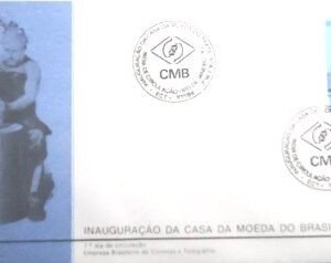 FDC oficial nº 341 de 1984 Casa da Moeda do Brasil RJ 26255
