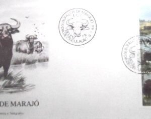 FDC Oficial nº 331 de 1984 Búfalos de Marajó PA 4993