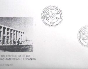 FDC oficial nº 328 de 1984 Edifício Sede UPAE DF 18934