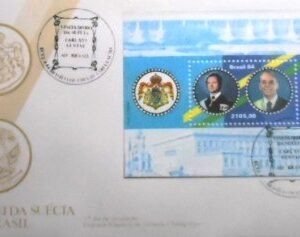 FDC oficial nº 320 de 1984 Rei da Suécia DF 24184