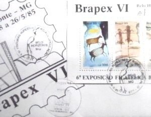 FDC oficial nº 362 de 1985 BRAPEX VI MG 11666