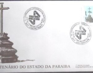 FDC oficial nº 370 de 1985 Centenário da Paraíba PB 11174