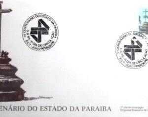 FDC oficial nº 370 de 1985 Centenário da Paraíba PB 25602