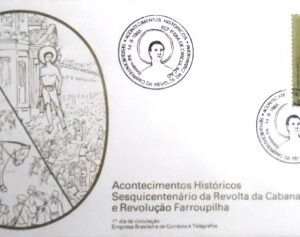 FDC oficial nº 372 de 1985 Revolta da Cabanagem PA 39598