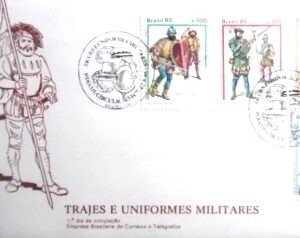 FDC oficial nº 374 de 1985 Trajes e Uniformes Militares DF 26439