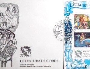 FDC oficial nº 73 de 1986 Literatura de Cordel RJ 15294