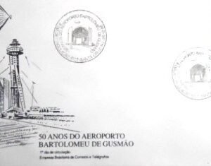 FDC Oficial de 1986 Aeroporto Bartolomeu de Gusmão RJ 15949
