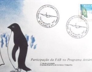 FDC Oficial 417 de 1987 FAB na Antártica RJ 3198