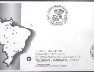 FDC Oficial nº 460 de 1988 ANSAT 10 DF 6778