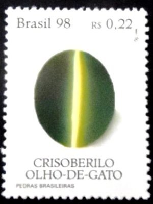 Selo postal do Brasil de 1998 Crisobelio M