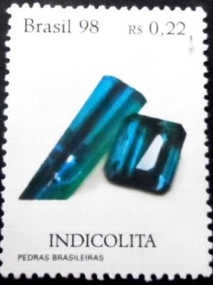 Selo postal do Brasil de 1998 Indicolita M
